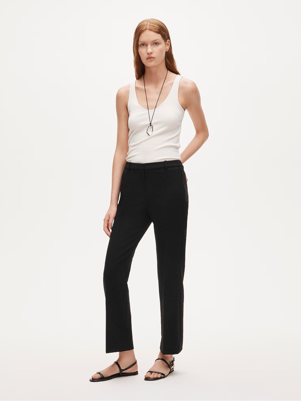 NWT J. Crew Kaya Pant in Four-season Stretch Black Size 6 Work Wear Classic